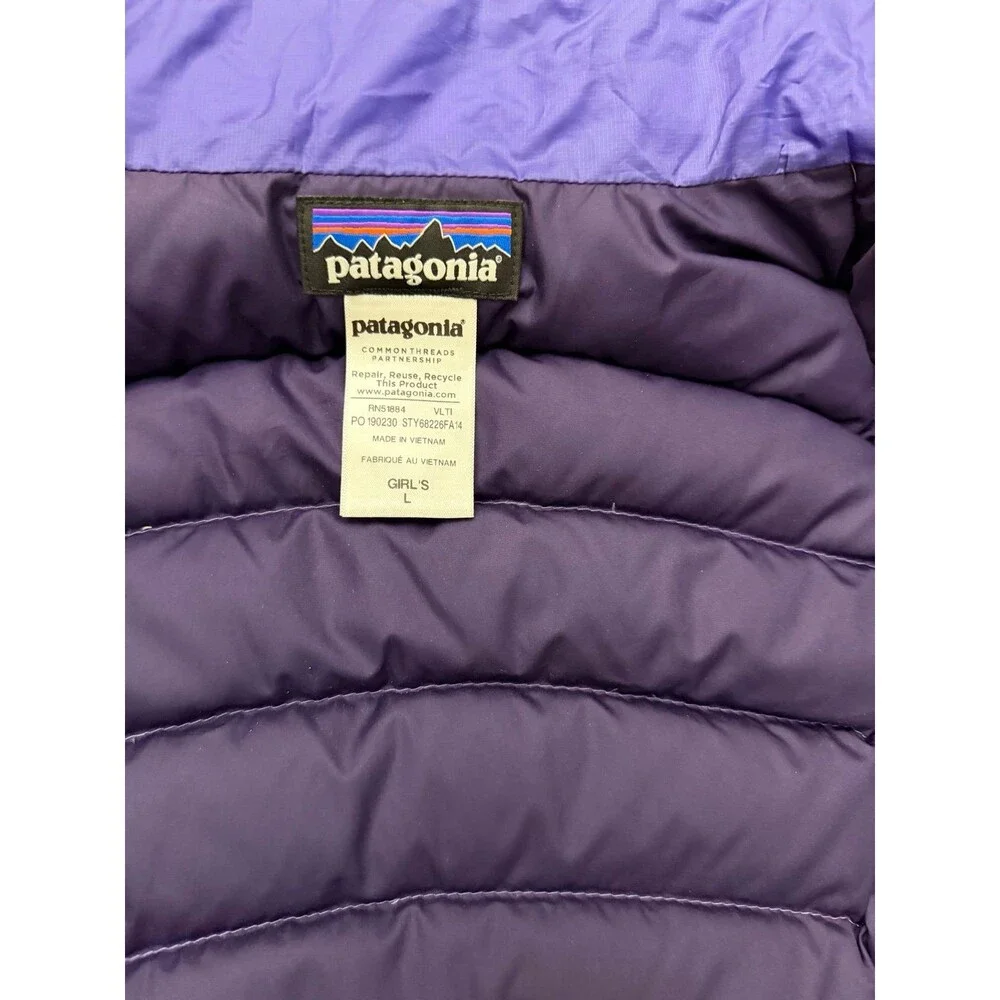 Patagonia girls size large down sweater vest puffer